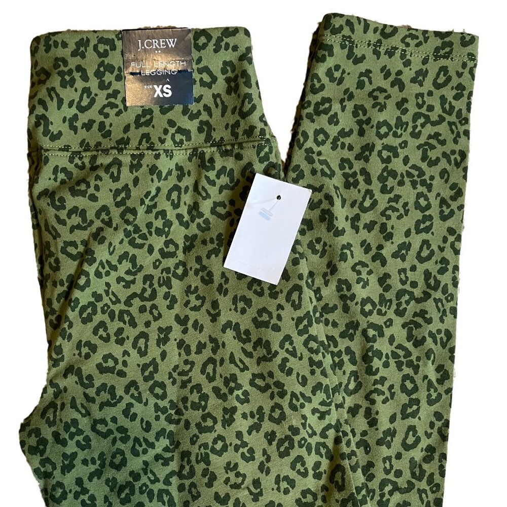 NWT J. Crew Camo Full Length Leggings Size: XS